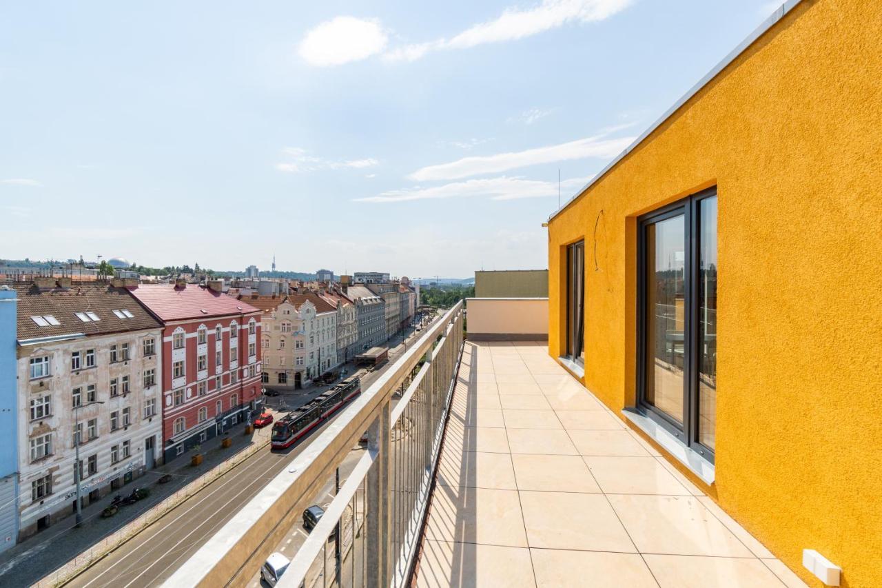 公寓 One Bedroom Penthouse # 82 In The Brand New Building Close To The Center With Free Parking 布拉格